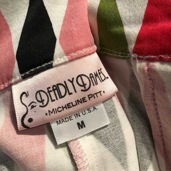 Deadly dames capris. Pinup girl clothing - Picture 5 of 5